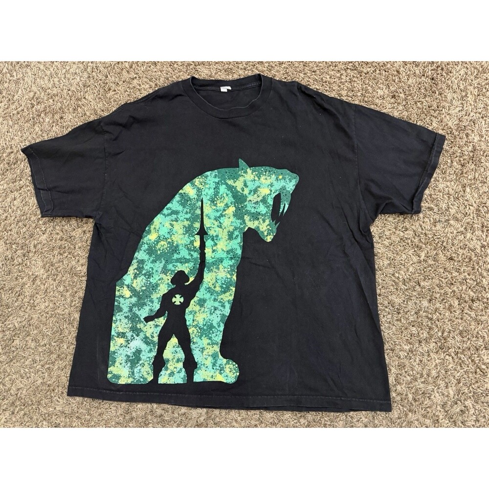 He-Man and Battle Cat T-Shirt Masters of The Universe Mens Size 3XL